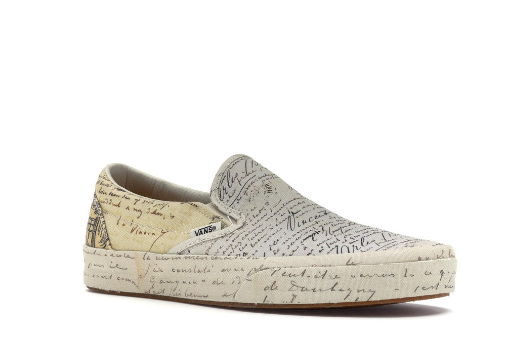 Vans van gogh hot sale slip on letters