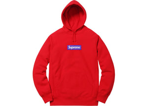 Supreme "Box Logo Hooded Sweatshirt F/W 17 Red"