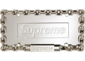Supreme "Chain License Plate Silver"