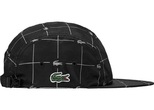 Supreme x Lacoste "Reflective Grid Camp Cap Black"