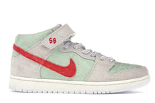 Nike SB Dunk Mid "White Widow" by Todd Bratud